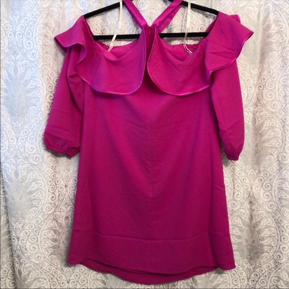 Lilly Pulitzer Abrielle Dress Berry Sangria NWT - Picture 5 of 11